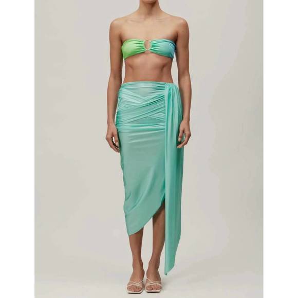 NEW BAOBAB jasmine pareo skirt in blue
